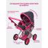 Коляска для кукол 9346 (FM005) с люлькой Горошек
