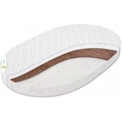 Комплект кроватка + матрас (2шт)  (колеса, маятник) белый бук