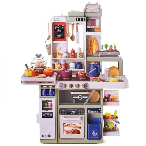 Игровой набор кухня Kitchen (свет, звук, слив воды) 88 предметов, в коробке 93 см высота 889-230