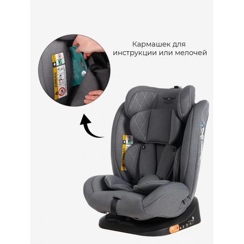 Автокресло Martin noir DISCOVERY I-SIZE Steel Titan 0-36 кг (без Isofix) Темно-Серый