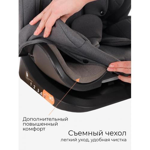 Автокресло Martin noir DISCOVERY I-SIZE Steel Titan 0-36 кг (без Isofix) Темно-Серый