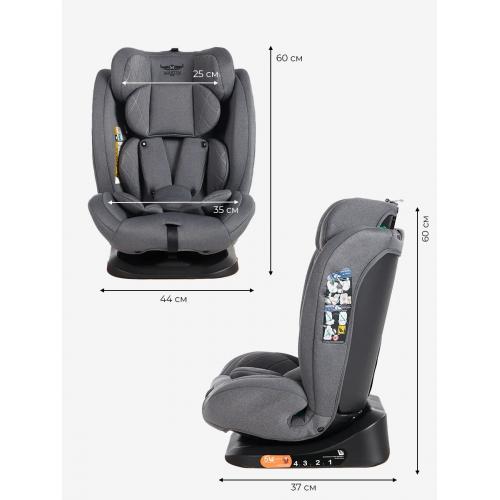 Автокресло Martin noir DISCOVERY I-SIZE Steel Titan 0-36 кг (без Isofix) Темно-Серый