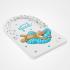 Доска пеленальная ГЛОБЭКС Globex  Комфорт Мишка на подушке голубой 4205/6 / Подкова