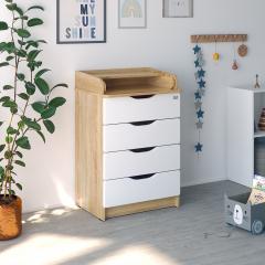 Комод пеленальный Атон Wood 604 ПВХ (дуб сонома)