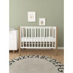 Комплект кроватка + матрас Plitex Eco Dream 3190111-6-2 Белый-бук