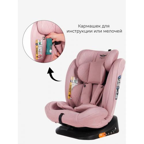 Автокресло Martin noir DISCOVERY I-SIZE Pink Pegasus 0-36 кг (без Isofix) Розовый