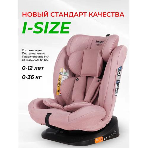 Автокресло Martin noir DISCOVERY I-SIZE Pink Pegasus 0-36 кг (без Isofix) Розовый