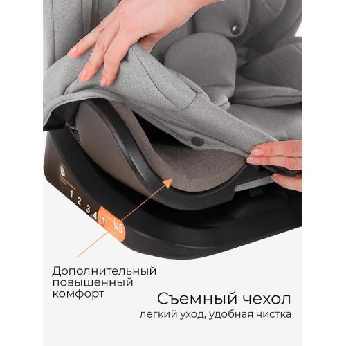 Автокресло Martin noir DISCOVERY I-SIZE Silver Comet 0-36 кг (без Isofix) Серый