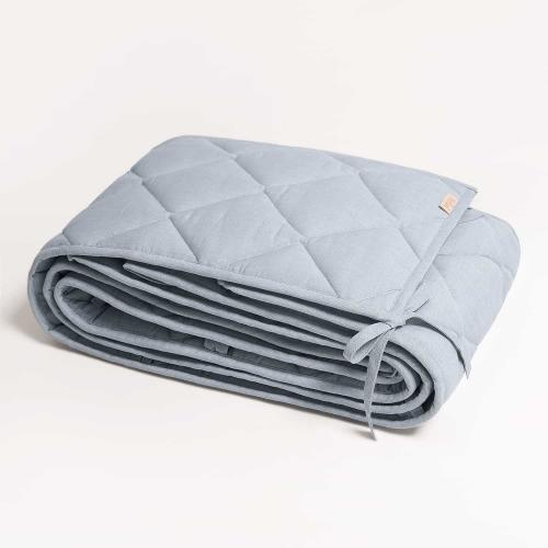 Бортик Perina Slim СБ.120-SM.10 (Голубой) (стеганый бортик)