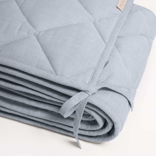 Бортик Perina Slim СБ.120-SM.10 (Голубой) (стеганый бортик)