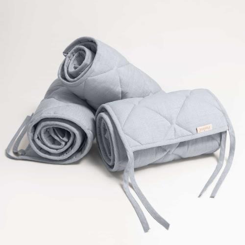 Бортик Perina Slim СБ.120-SM.10 (Голубой) (стеганый бортик)