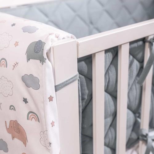 Бортик Perina Slim СБ.120-SM.10 (Голубой) (стеганый бортик)