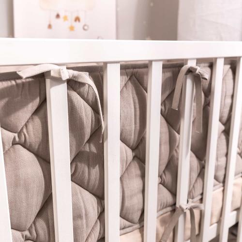 Бортик Perina Slim СБ.120-SM.12 (Песочный) (стеганый бортик)