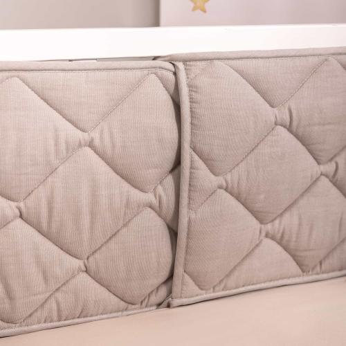 Бортик Perina Slim СБ.120-SM.12 (Песочный) (стеганый бортик)