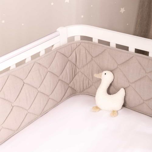 Бортик Perina Slim СБ.120-SM.12 (Песочный) (стеганый бортик)