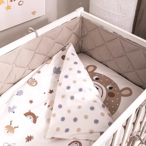 Бортик Perina Slim СБ.120-SM.12 (Песочный) (стеганый бортик)