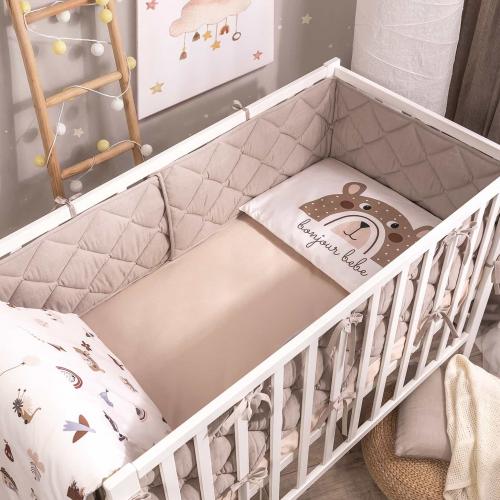 Бортик Perina Slim СБ.120-SM.12 (Песочный) (стеганый бортик)