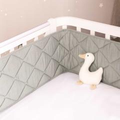 Бортик Perina Slim СБ.120-SM.13 (Серо-оливковый) (стеганый бортик)