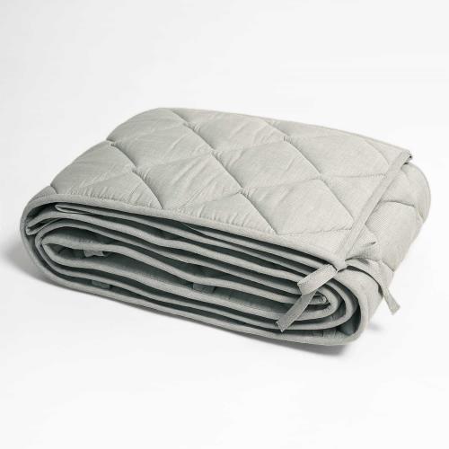 Бортик Perina Slim СБ.120-SM.13 (Серо-оливковый) (стеганый бортик)