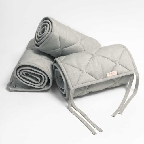 Бортик Perina Slim СБ.120-SM.13 (Серо-оливковый) (стеганый бортик)