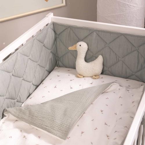 Бортик Perina Slim СБ.120-SM.13 (Серо-оливковый) (стеганый бортик)