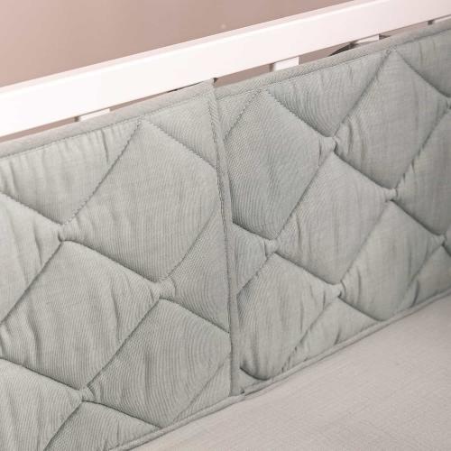 Бортик Perina Slim СБ.120-SM.13 (Серо-оливковый) (стеганый бортик)