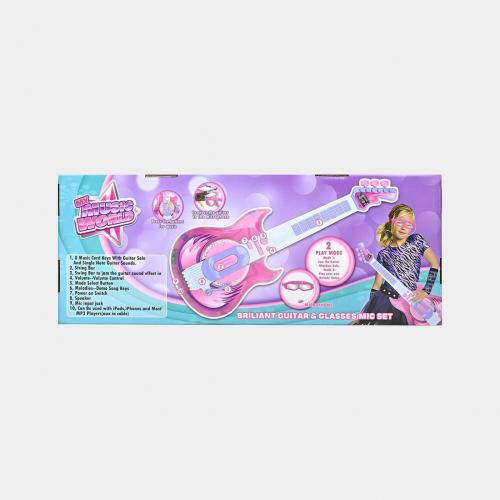 Электрогитара с микрофоном, коробка MY6969-61A