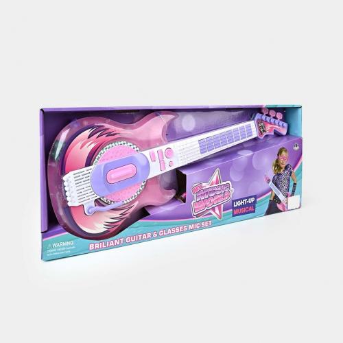 Электрогитара с микрофоном, коробка MY6969-61A