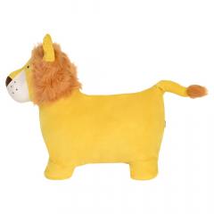 Прыгуны-животные Pituso Львенок (PVC+съемный плюш.чехол, насос, муз.) Желтый GS015