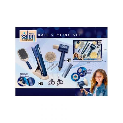 Игровой набор парикмахера, коробка YLQ-112 Синий