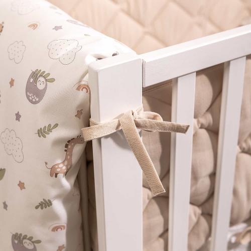 Бортик Perina Slim СБ.120-SM.04 (Бежевый) (стеганый бортик)