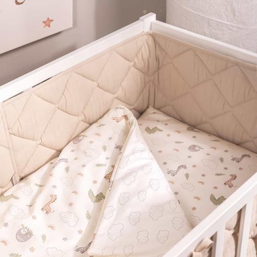 Бортик Perina Slim СБ.120-SM.04 (Бежевый) (стеганый бортик)