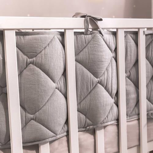 Бортик Perina Slim СБ.120-SM.06 (Серый) (стеганый бортик)