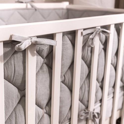 Бортик Perina Slim СБ.120-SM.06 (Серый) (стеганый бортик)