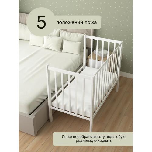 Комплект кроватка + матрас Plitex Eco Dream 3190111/2 Белый