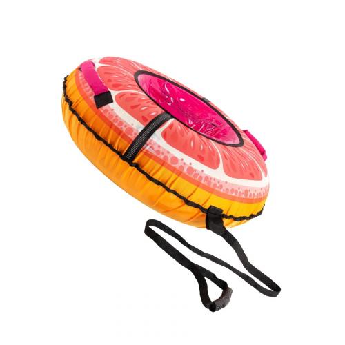 Тюбинг Ника ТБ3К-85/Г с круговым дизайном Грейпфрут