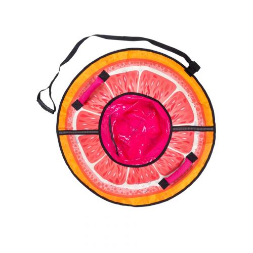 Тюбинг Ника ТБ3К-85/Г с круговым дизайном Грейпфрут