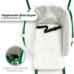 Матрасик в санки BG 145-5 (серый) мягкий