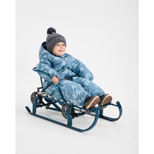 Санки детские Ника Тимка 6 Универсал синий лак Т6У/C2 (увеличенное пос. место)