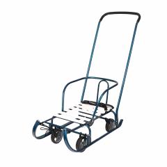 Санки детские Ника Тимка 6 Универсал синий лак Т6У/C2 (увеличенное пос. место)