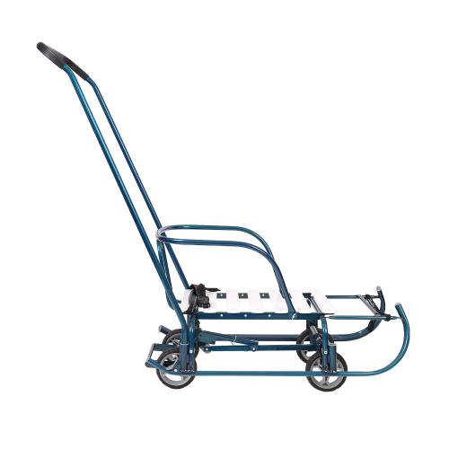 Санки детские Ника Тимка 6 Универсал синий лак Т6У/C2 (увеличенное пос. место)