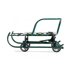 Санки детские Ника Тимка 6 Универсал зеленый лак Т6У/З2 (увеличенное пос. место)