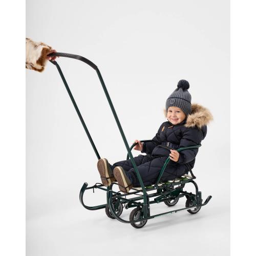 Санки детские Ника Тимка 6 Универсал зеленый лак Т6У/З2 (увеличенное пос. место)