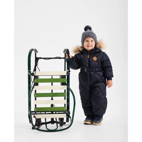 Санки детские Ника Тимка 6 Универсал зеленый лак Т6У/З2 (увеличенное пос. место)