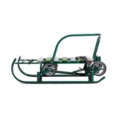 Санки детские Ника Тимка 6 Универсал зеленый лак Т6У/З2 (увеличенное пос. место)