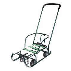 Санки детские Ника Тимка 6 Универсал зеленый лак Т6У/З2 (увеличенное пос. место)