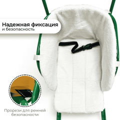 Матрасик в санки СМ BG 145-4 (кирпичный) мягкий