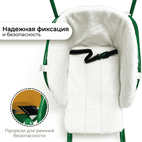 Матрасик в санки СМ BG 145-4 (кирпичный) мягкий