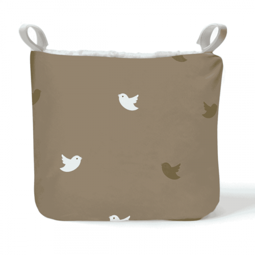 Матрасик в санки BG 146-1 (птички) мягкий