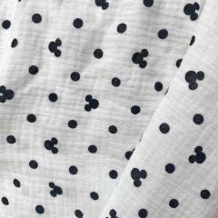 Непромокаемая многоразовая пеленка муслин 60х90 см Микки